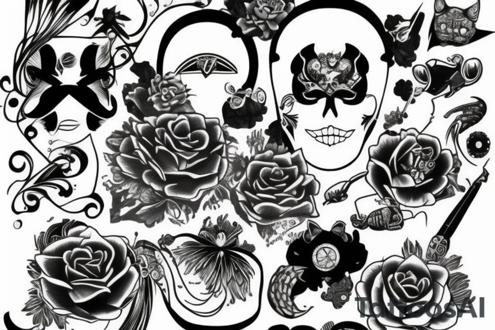 Odwaga i strach tattoo idea