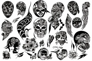 Odwaga i strach tattoo idea