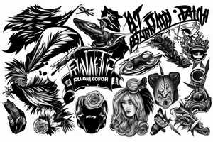 Bad,force,fight tattoo idea