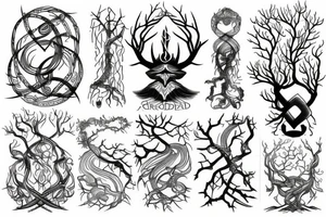 Nordic Yggdrasil tattoo idea