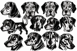 polish hound tattoo idea