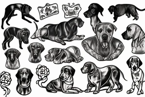 polish hound tattoo idea