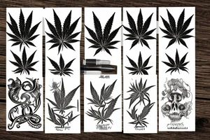 weed tattoo idea