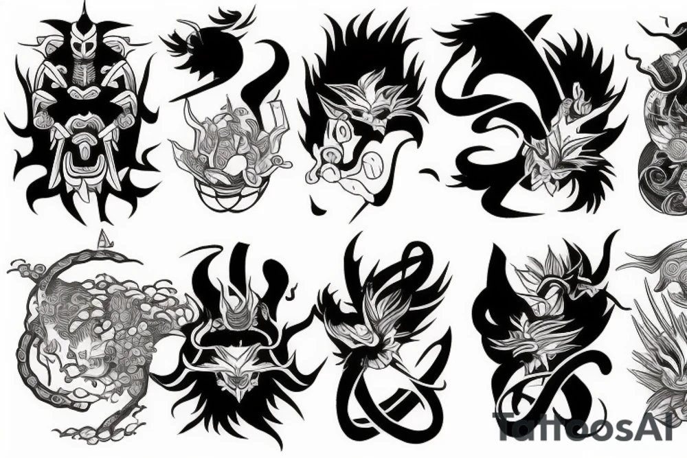 japan mythology tattoo idea