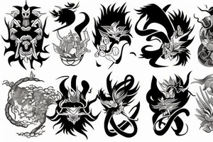 japan mythology tattoo idea
