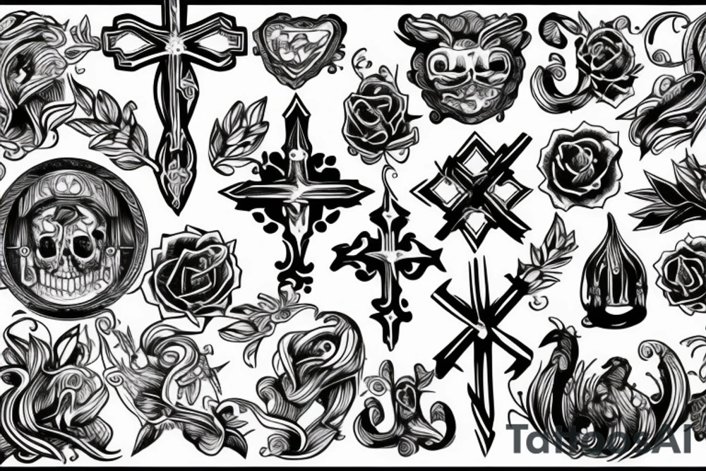 Cross tattoo idea