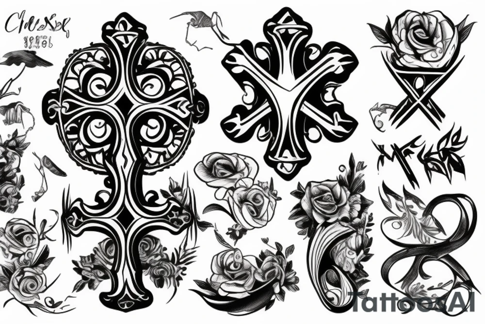 Cross tattoo idea