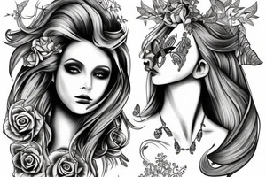 Centaur z mieczem tattoo idea