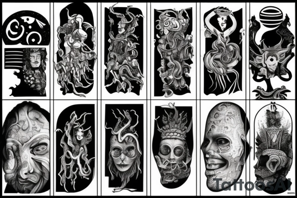 a god tattoo idea