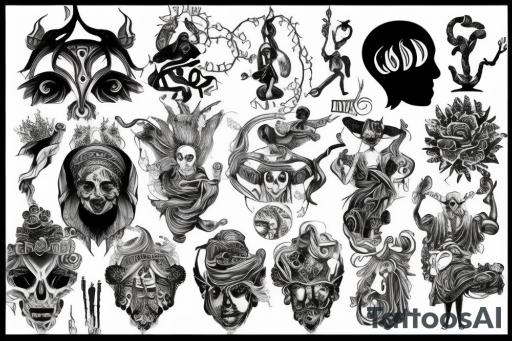a god tattoo idea