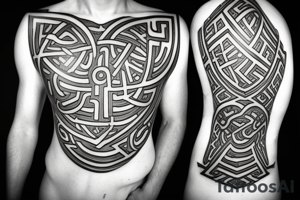Nordic runes tattoo idea