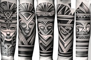 Greece and Rome art tattoo idea