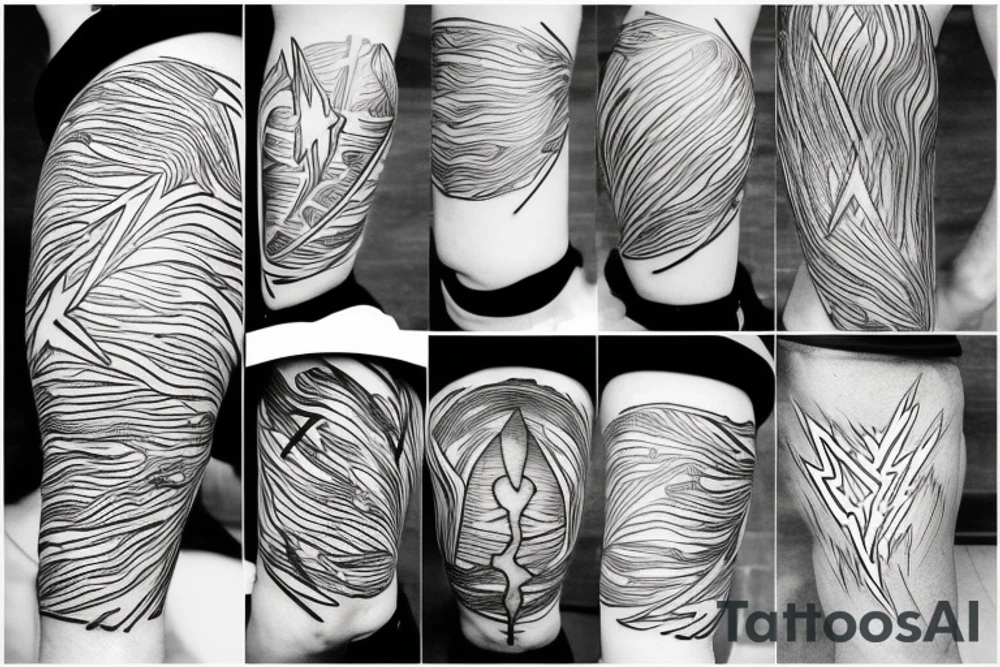 Lightning tattoo idea