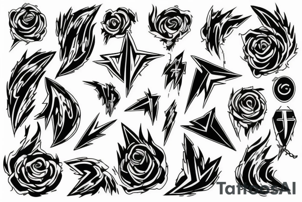 Lightning tattoo idea