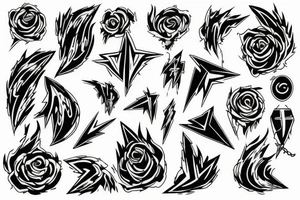 Lightning tattoo idea