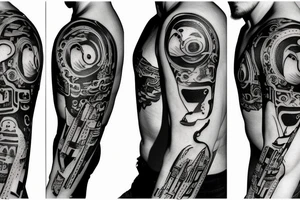 Greece and Rome art tattoo idea