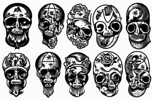 Greece and Rome art tattoo idea