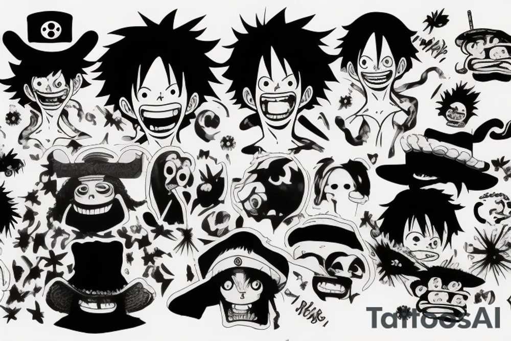 Monkey D. Luffy tattoo idea