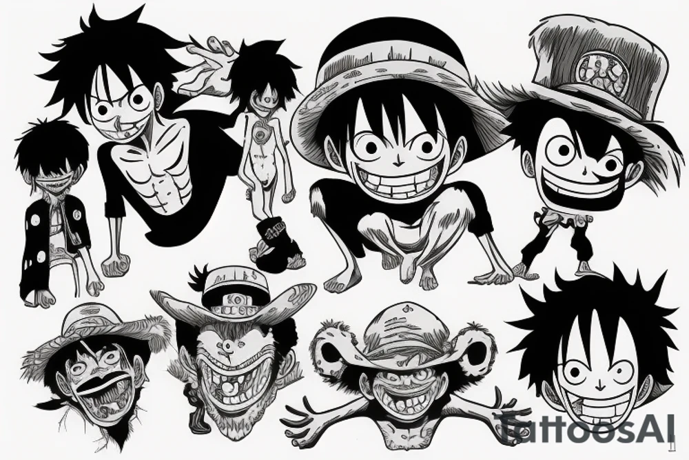 Monkey D. Luffy tattoo idea