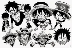 Monkey D. Luffy tattoo idea