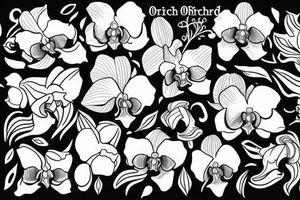 orchids tattoo idea