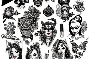Harley quuen tattoo idea