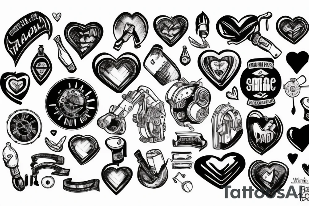 mechanic heart tattoo idea