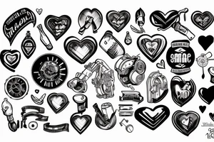mechanic heart tattoo idea