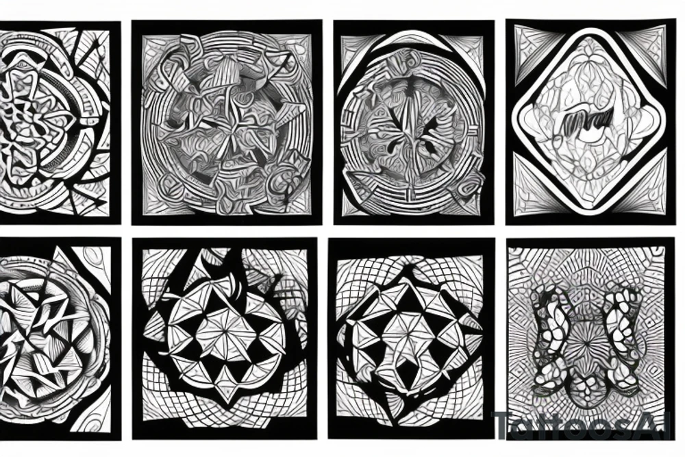Mandale, Saint geometry tattoo idea