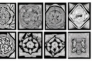 Mandale, Saint geometry tattoo idea
