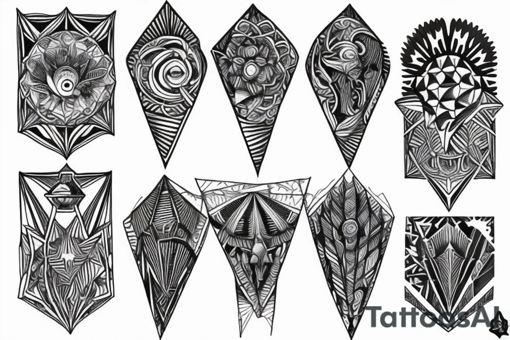 Mandale, Saint geometry tattoo idea