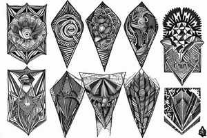 Mandale, Saint geometry tattoo idea