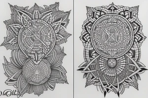 Mandale, Saint geometry tattoo idea