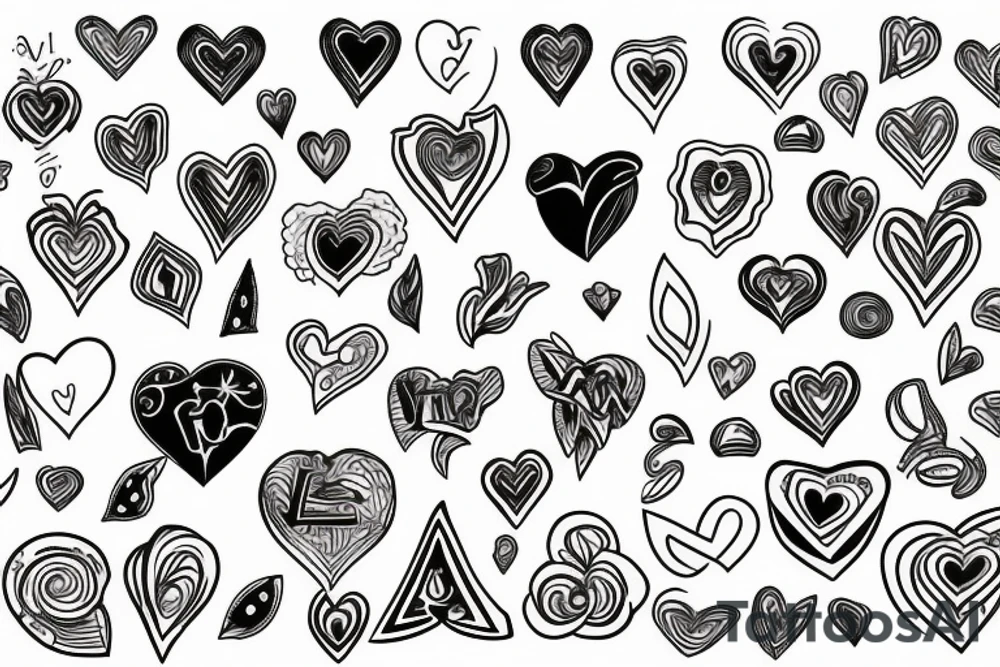 Heart tattoo idea