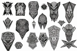 Mandale, Saint geometry tattoo idea