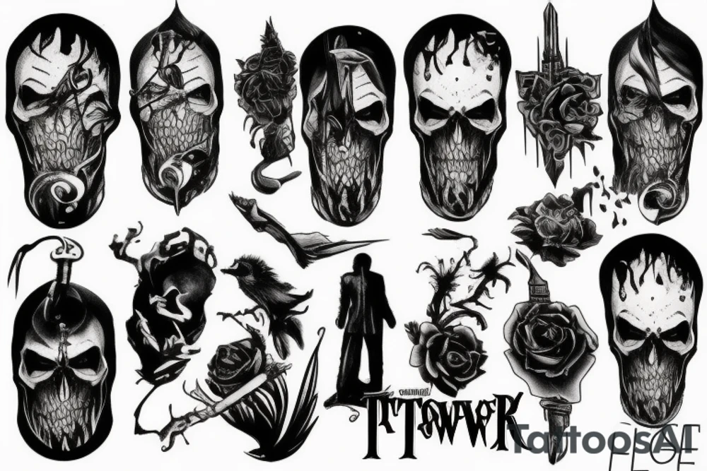 dark tower tattoo idea