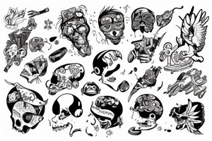 Zycie adrenalina tattoo idea