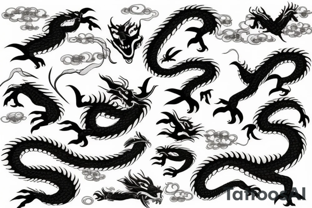 dragon tattoo idea