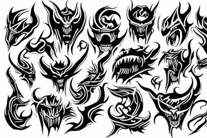 demon tattoo idea