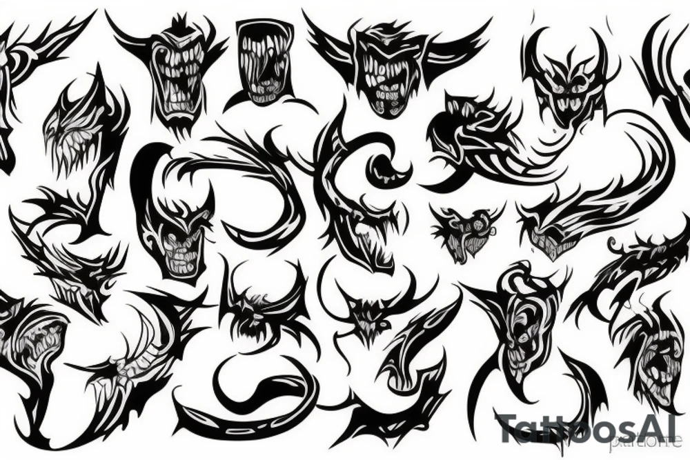 demon tattoo idea