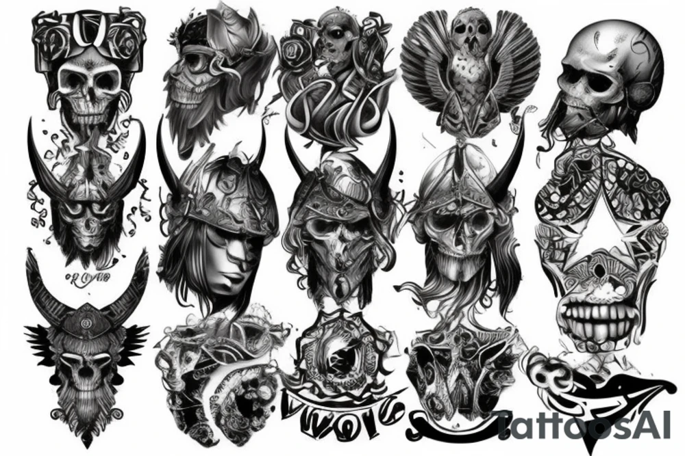 Vikingowie tattoo idea