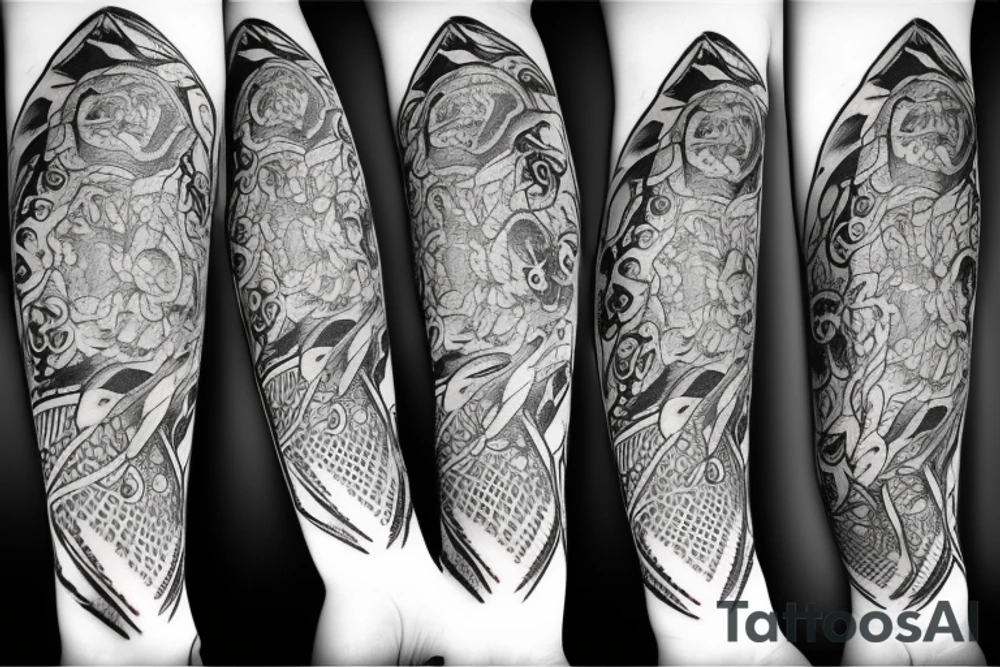 Glock 18 with text tattoo idea
