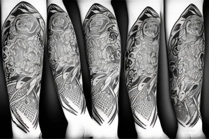 Glock 18 with text tattoo idea