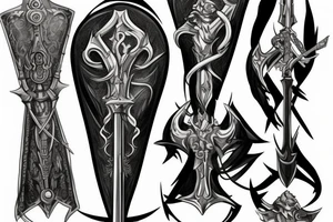 Medival sword tattoo idea