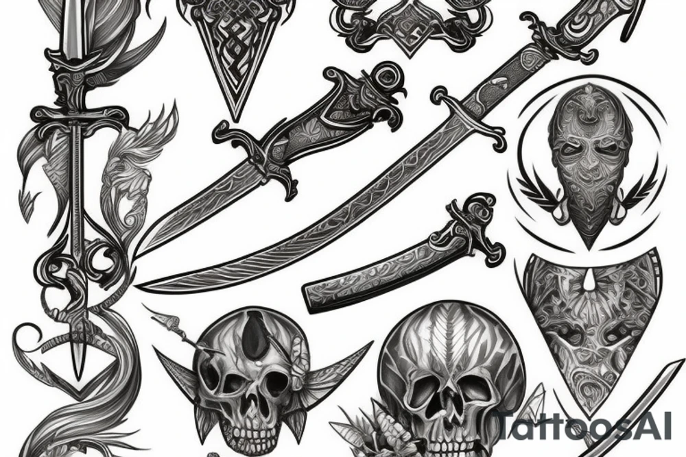 sword tattoo idea