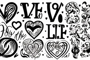 Love the Lord your God with all your heart soul and mind tattoo idea