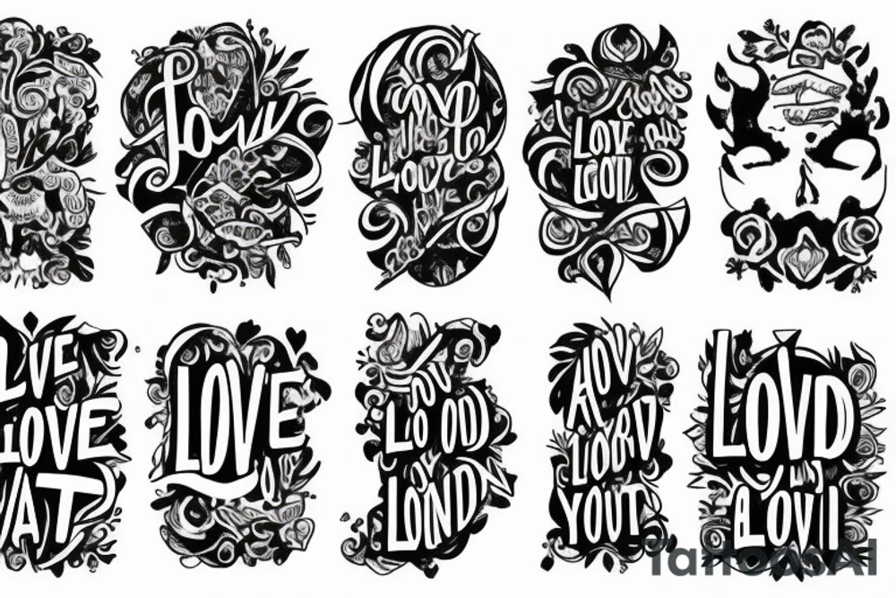 Love the Lord your God with all your heart soul and mind tattoo idea