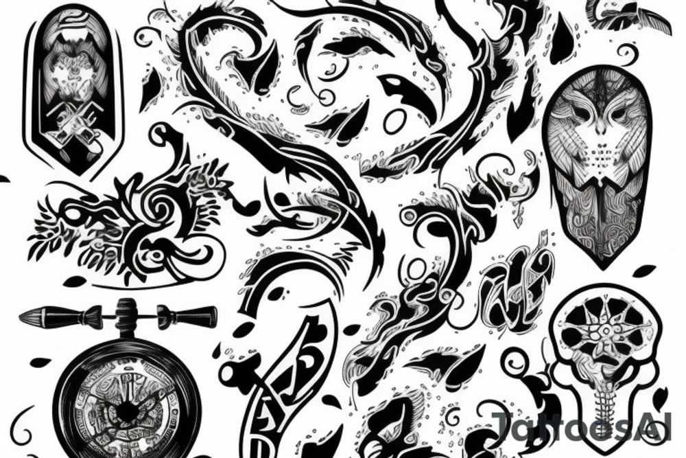 the word DAY tattoo idea