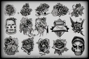 the word DAY tattoo idea