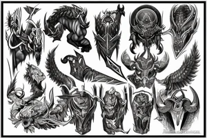 Engravings of ragnarok tattoo idea